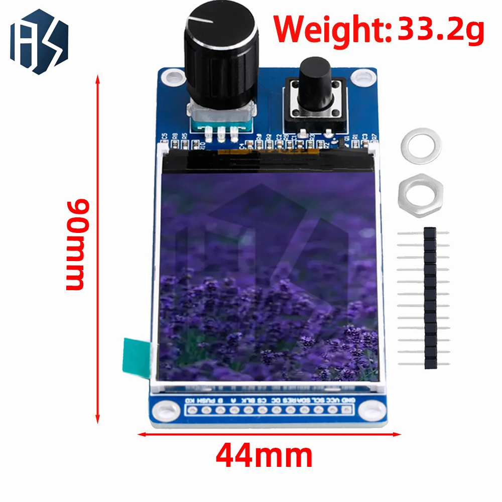 1,8-Zoll-2,4-Zoll-TFT-Bildschirm mit EC11-Drehgeber-Kombinationsmodul SPI-Schnittstelle LCD-Bildschirm für Arduino