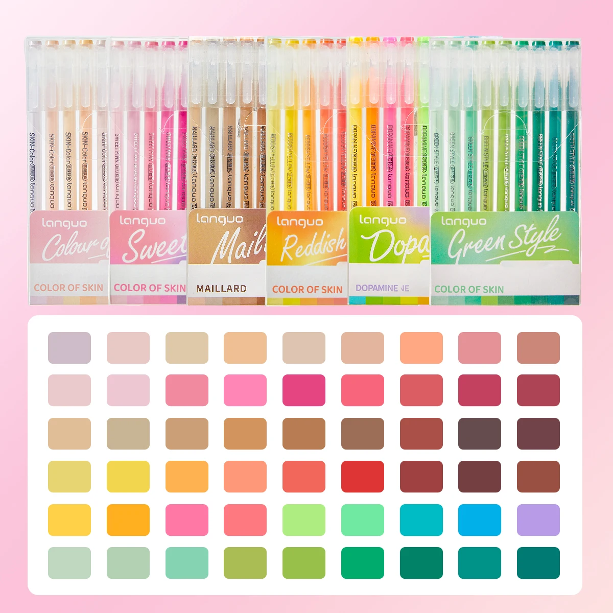 

9pcs Morandi Gel Pens Set, Vintage Colors Journal Pens, Smooth Writing Multicolor Pens for Note Taking, Doodle Drawing & School