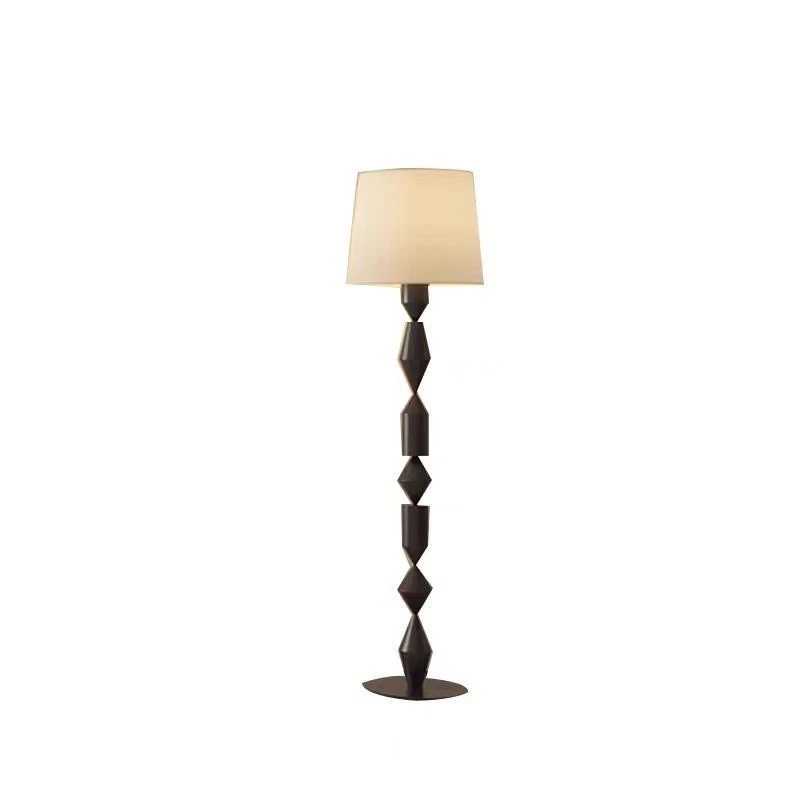 New medieval wabi-sabi wind living room sofa floor lamp high spinning American retro atmosphere study bedroom decorative lamps