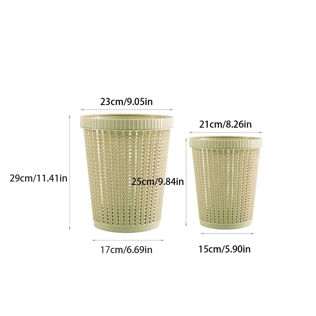 Paper Basket With Hollow Rubbish Bin For Neat Spaces Convenient And Practical Trash Basket Trash Can