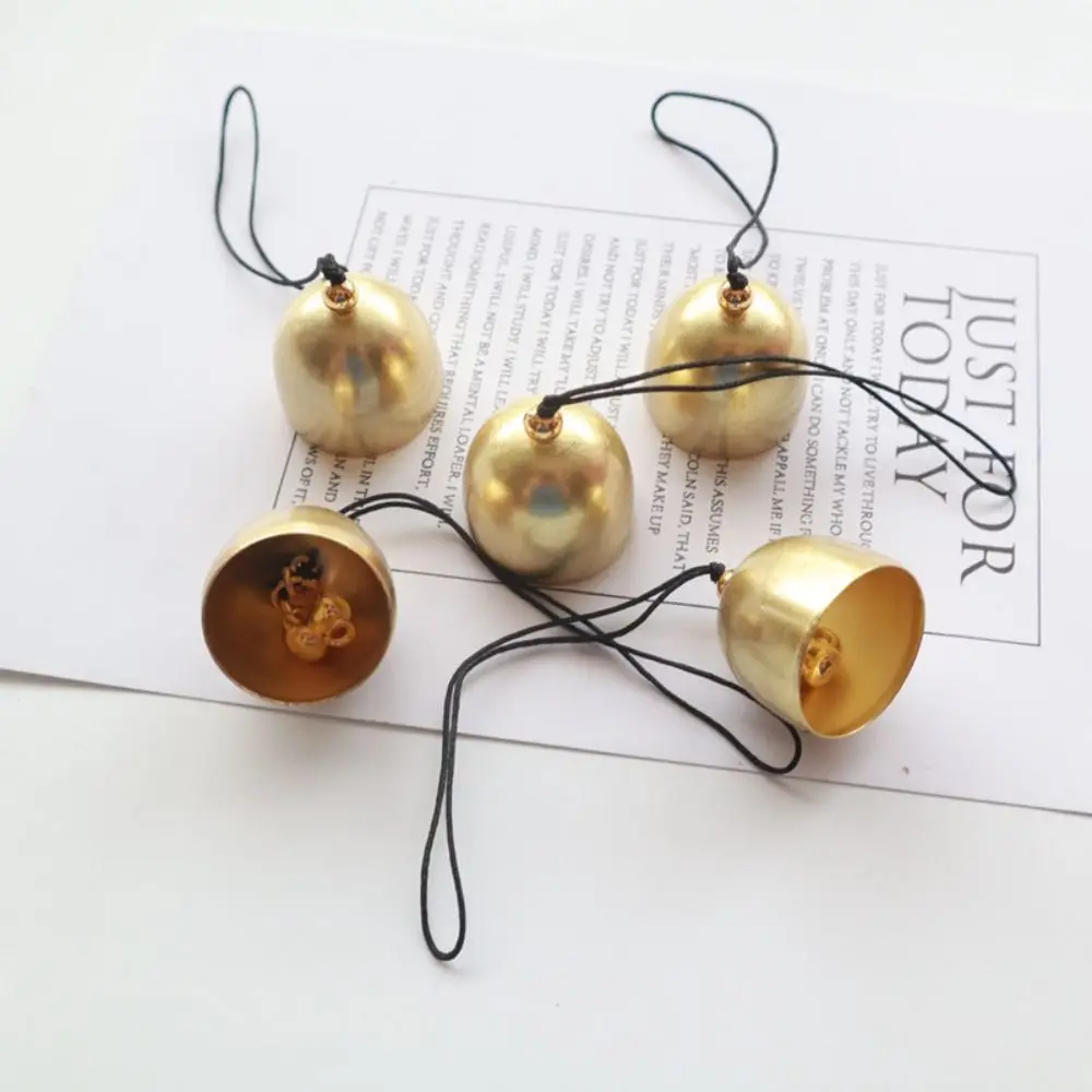 Bell Crafts Metal Brass Bells Clear Sound Thickened Christmas Door Bell Anti Lost Mini Wind Chime Office