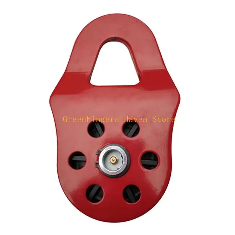 F68D Snatch Pulley Block Nylon Pulley Sheave 10T Breaking Force Winches Pulley