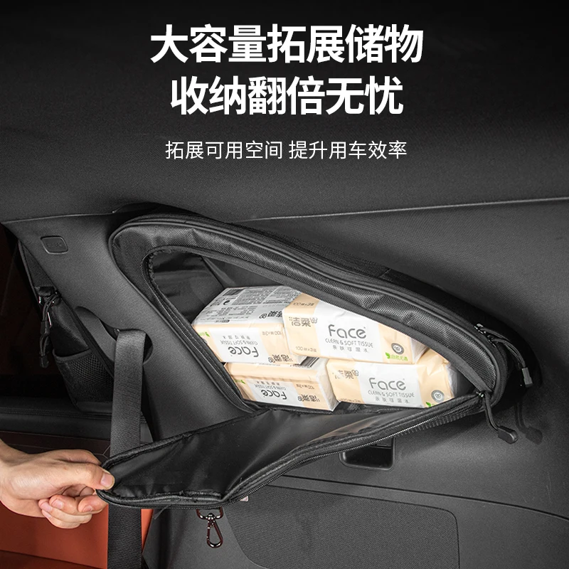 For BYD Sealion8 Tang L DM/EV side triangular window storage bag side window storage bag