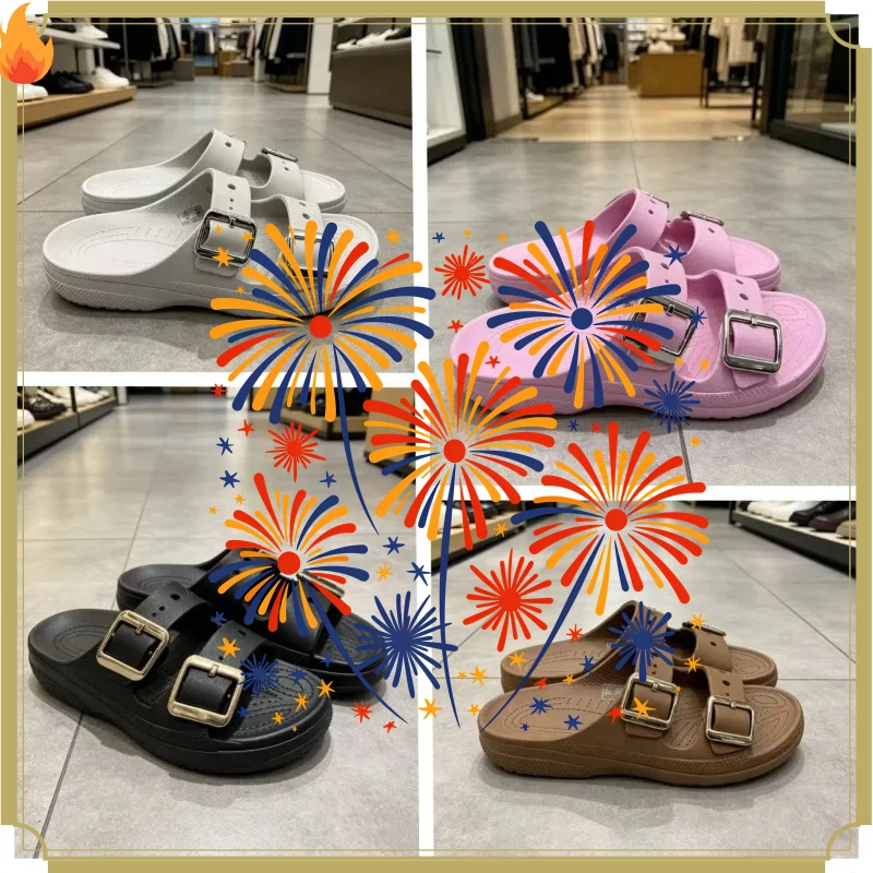 

Casual soft soled waterproof, anti slip, breathable and fashionable beach sandals for men and women in a single drag