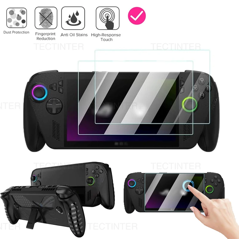 Tempered Glass Films 9H HD Screen Protector For Rog Xbox Ally/X Video Game Console Clear Anti-Scratch Accessories