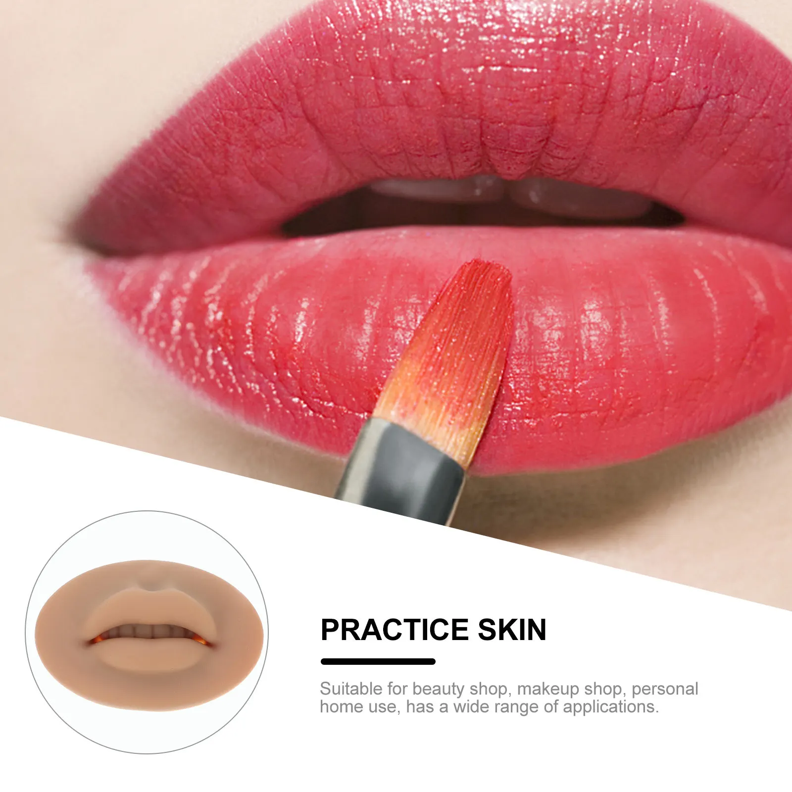 

Silicone 5d Thick Makeup Practice Skin Mold Reusable Makeup Training Tool for Professionals Beginners Practice Mold