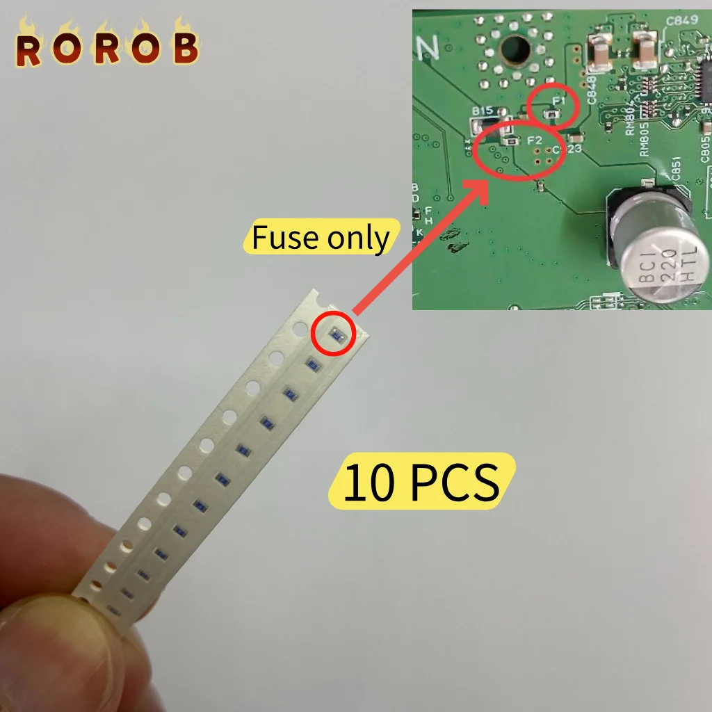 10 PCS Motherboard F1 F2 Fuse for EPSON L8050 L8058 L18050 L18058 Printer, Printer Main Board Fuse
