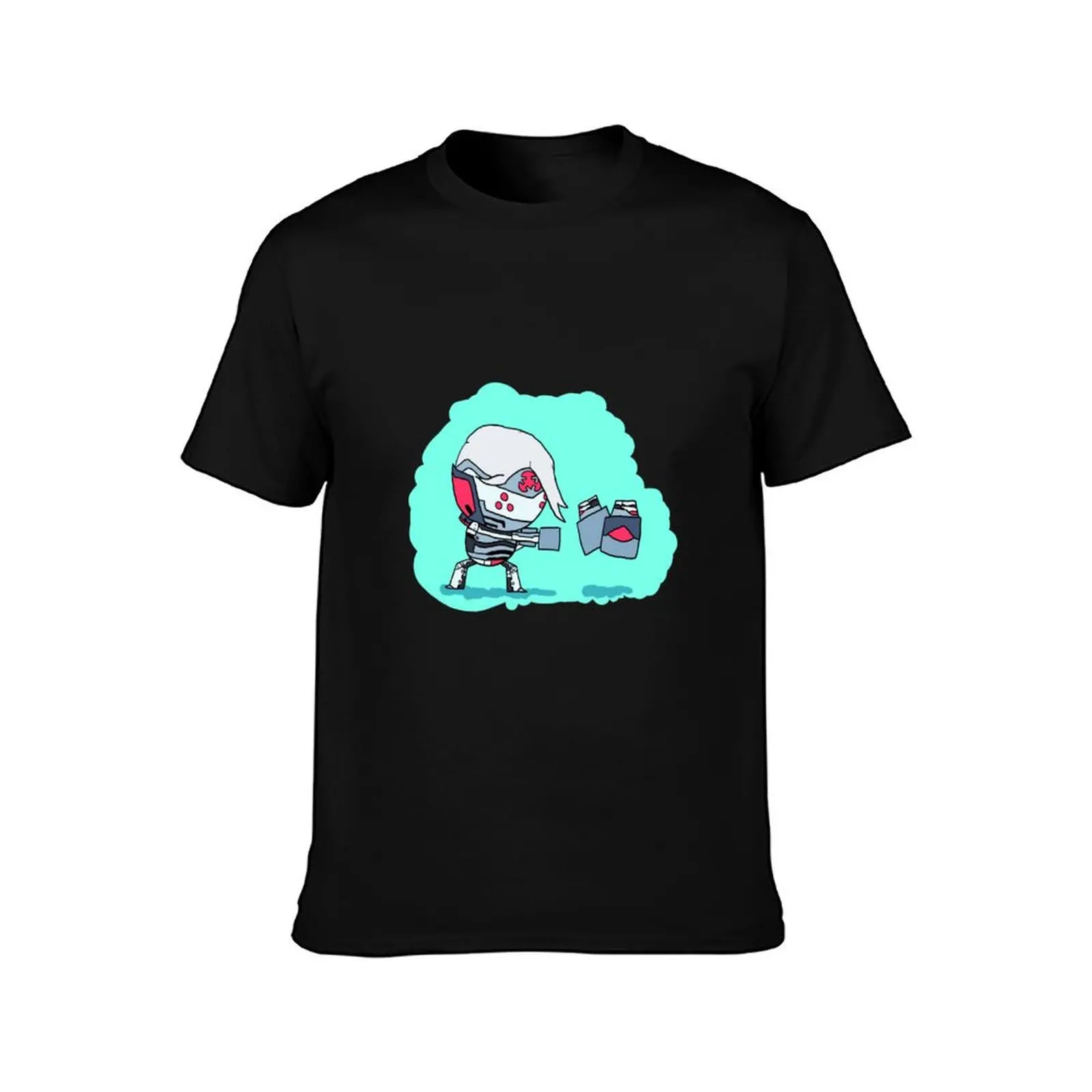 Brawlhalla - Hardsuit Val T-Shirt Work Utility Short Sleeve Shirt T-Shirt