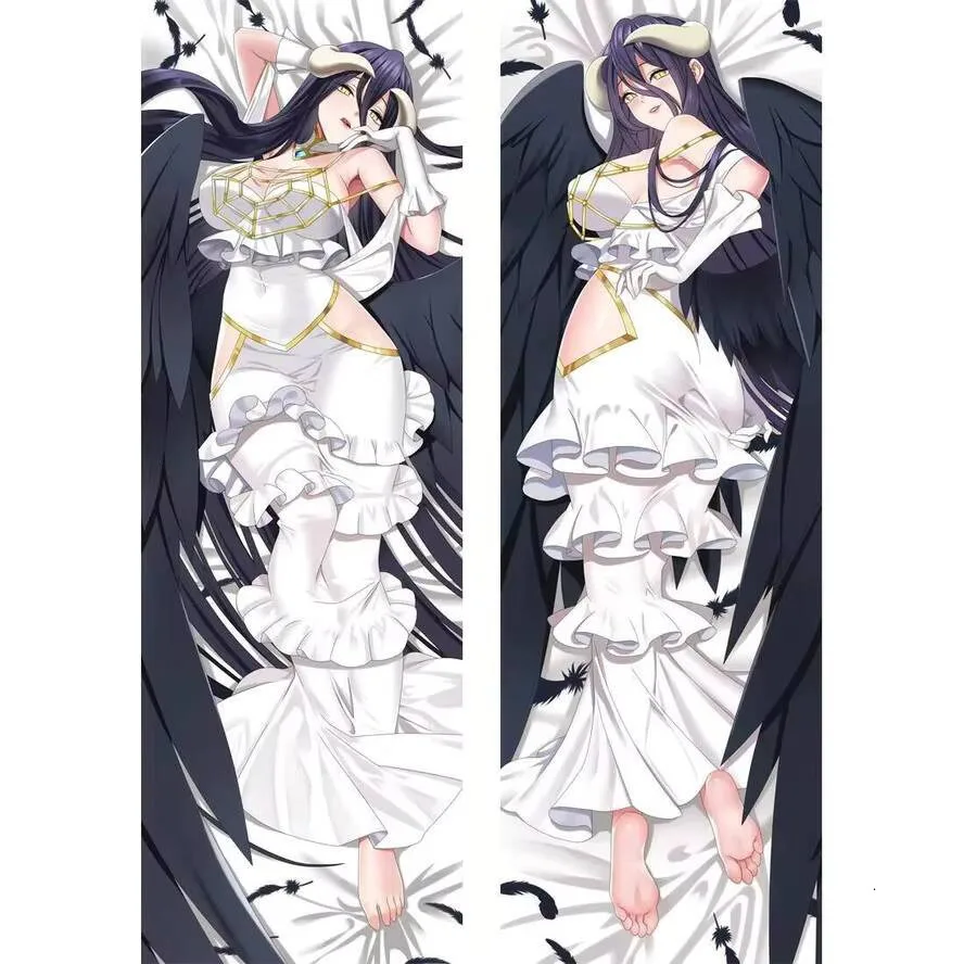 

3D Overlord Albedo Dakimakura двусторонняя косплей мультфильм наволочка для тела чехол аниме мужской женский шарнир в японском стиле