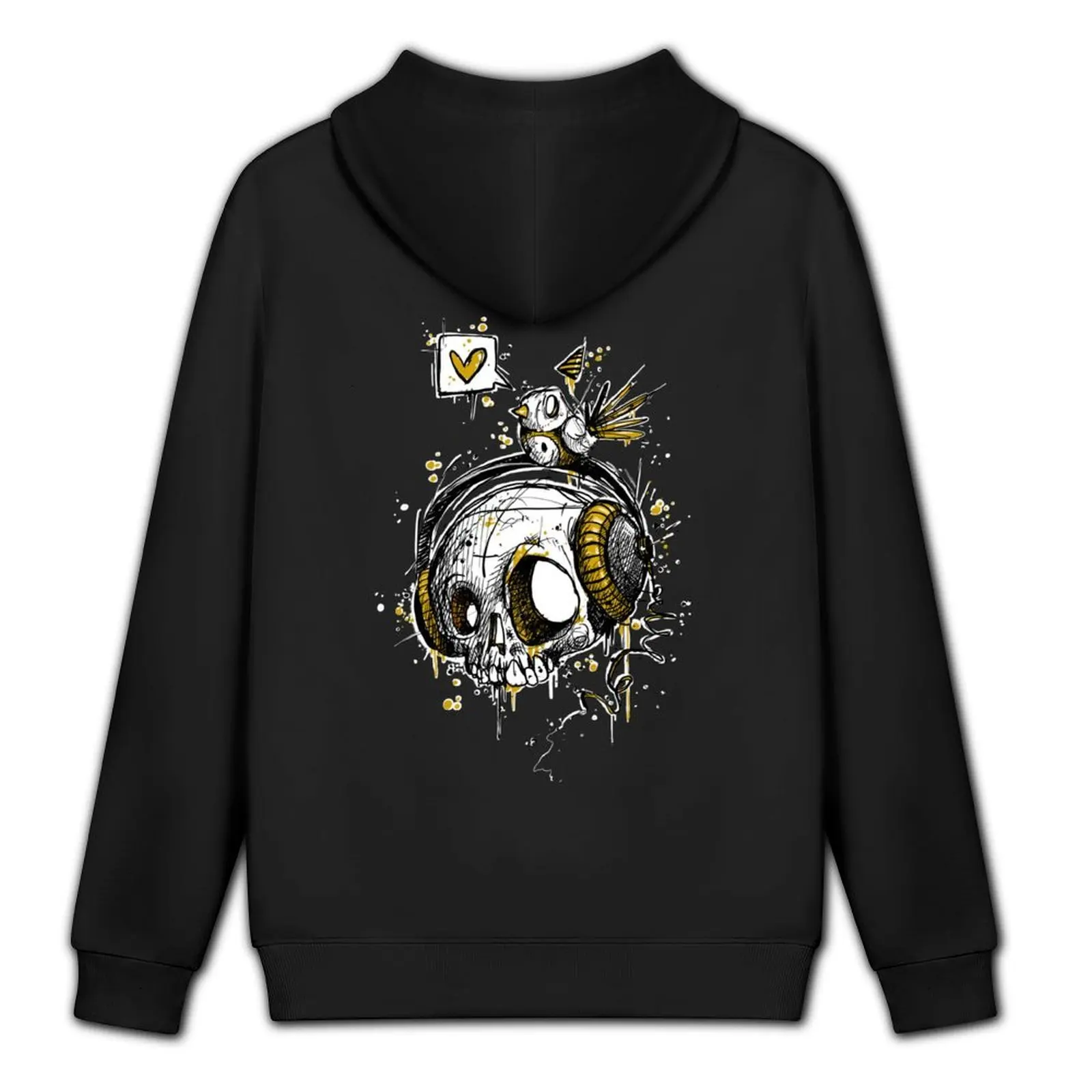 Headphone skull Hoodie autumn aesthetic clothing autumn clothes winter clothes hoodie for men