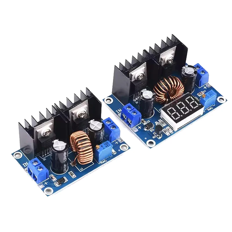 XH-M404 تيار مستمر تيار مستمر تنحى الجهد وحدة منظم الجهد تيار مستمر 4-40 فولت 8A الرقمية PWM قابل للتعديل DC-DC تنحى الجهد المنظم تيار مستمر XL4016E1