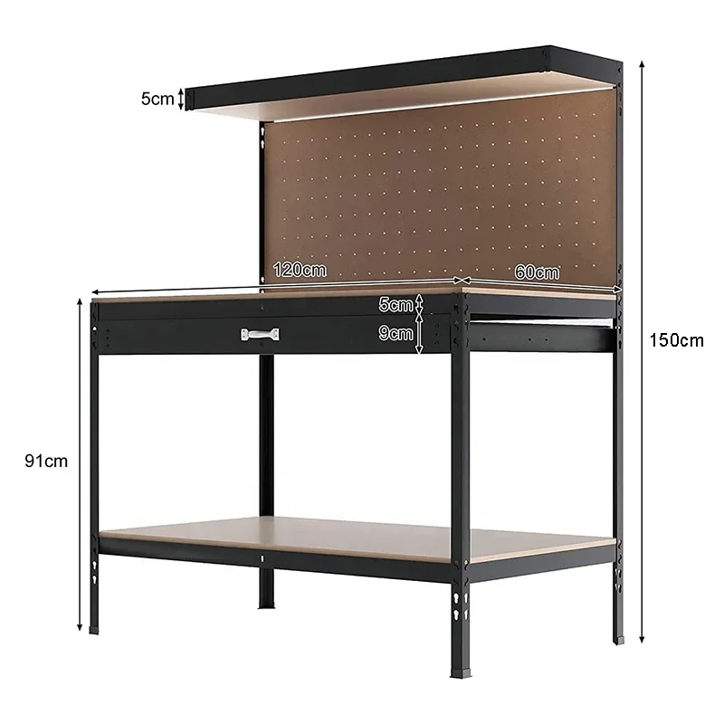 Workbench Multi Purpose Garage Tool Storage Work Bench Workshop Table