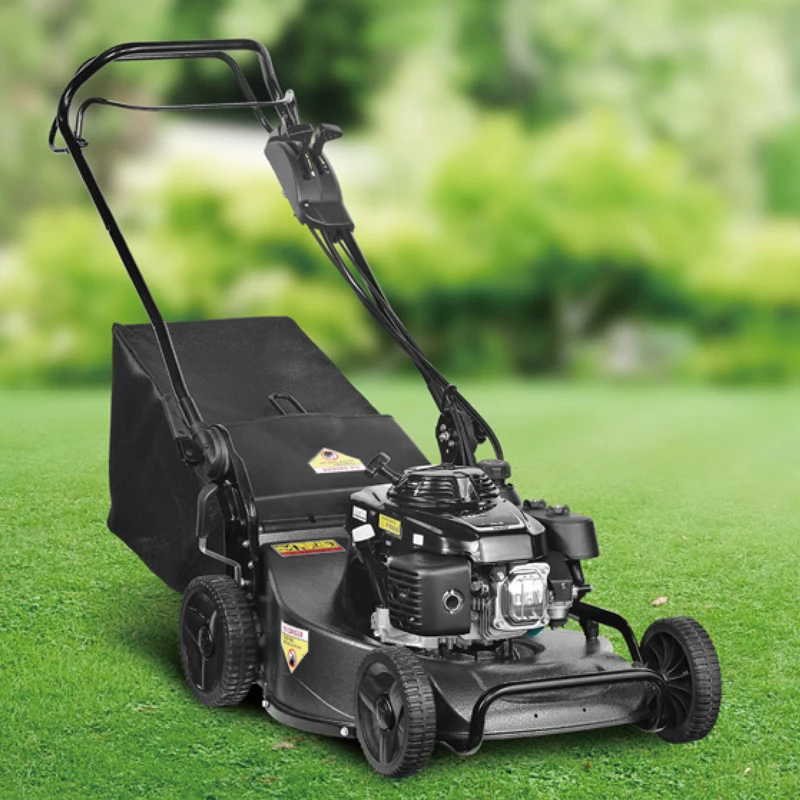 

Hantechn Gasoline Grass Cutter Machine 21" Aluminum Alloy Self-Propelled Heavy Duty Lawn Mower