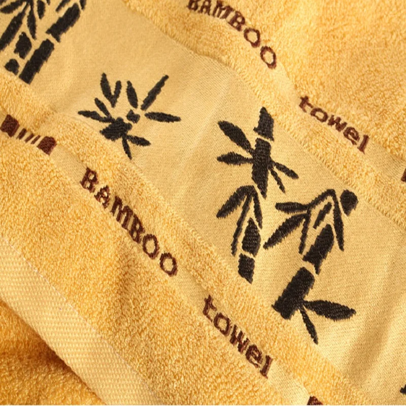1Pcs Bamboo Fiber Towels Sets Home Bath Towels Adults Face Towel Thick Absorbent Luxury Bathroom Towels Toalha De Praia