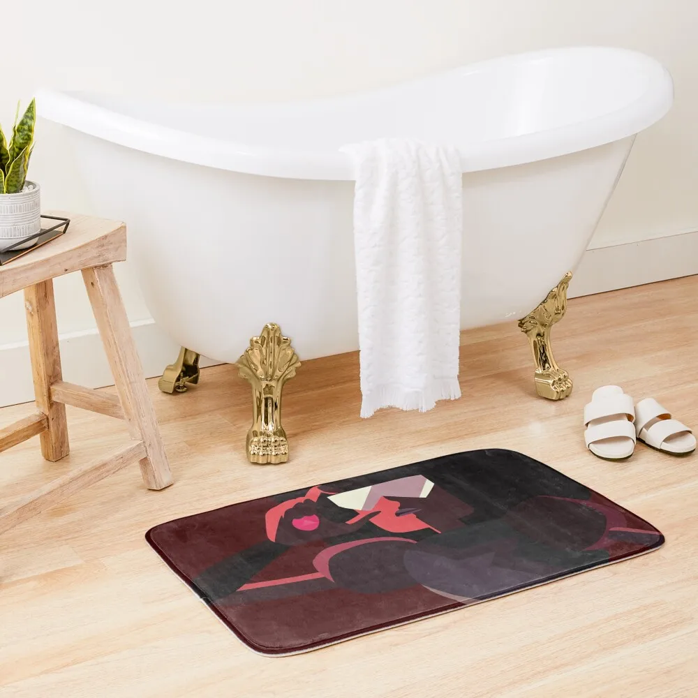 

Garnet - "We" Bath Mat Bathrooms Accessories Novelties Kitchen Rug Non-Slip And Washable Kitchen Mat