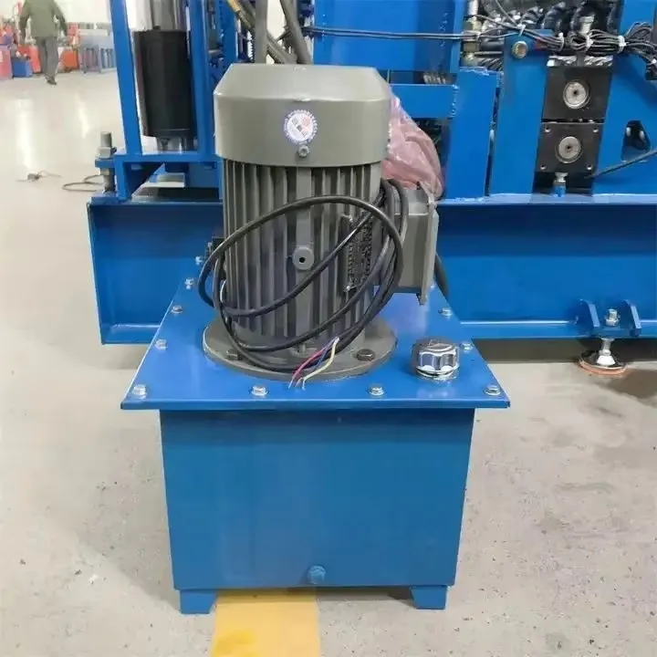 Color Steel Aluminum Sheet Glazed Tile Roll Forming Machine PLC Control with Motor Pump for Manufacturing Plant Roof Tiles
