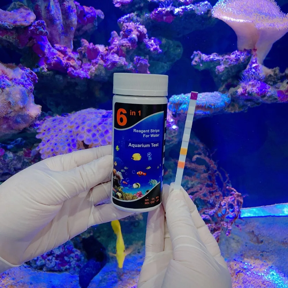 Immagine 4: Strisce Reattive 6 in 1 per Acquario, Test Multiuso Premium per la Qualità dell'Acqua, Pratiche e Professionali