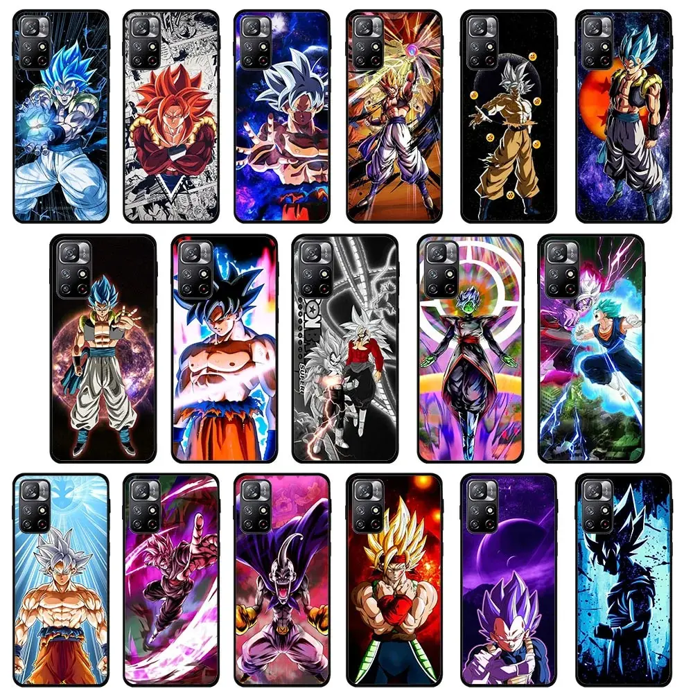 RK-31 Gogeta Dragons Balls Silicone Case For VIVO Y3 Y3S Y73 Y21 Y21S Y33S Y15S Y51 Y51A Y31 Y53S Y53 Y71 Y81