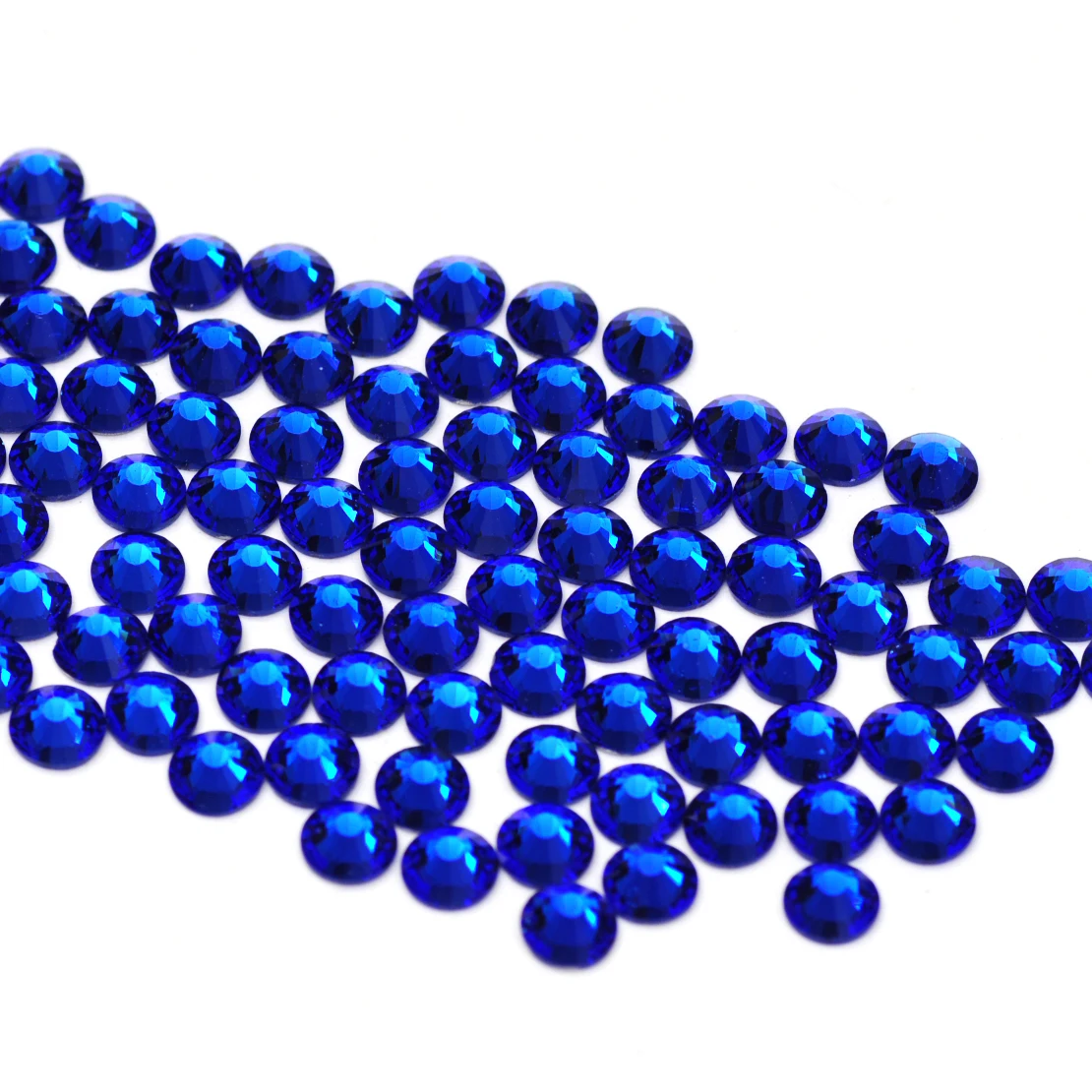 PUBRILEX Saphir-Strass-Nagelkunst-Strasssteine, Glitzer, flache Rückseite, nicht heißklebend, Glaskristall-Dekorationssteine für DIY-Bastelarbeiten – Detail 4