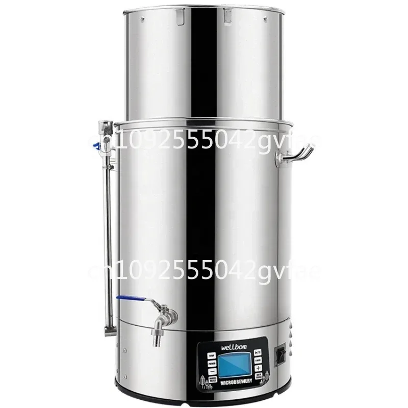 40L 60L Stainless Steel All In One Home Beer Brewing System Equipment Electric Mash Tun Micro Brewery craft Beer machine