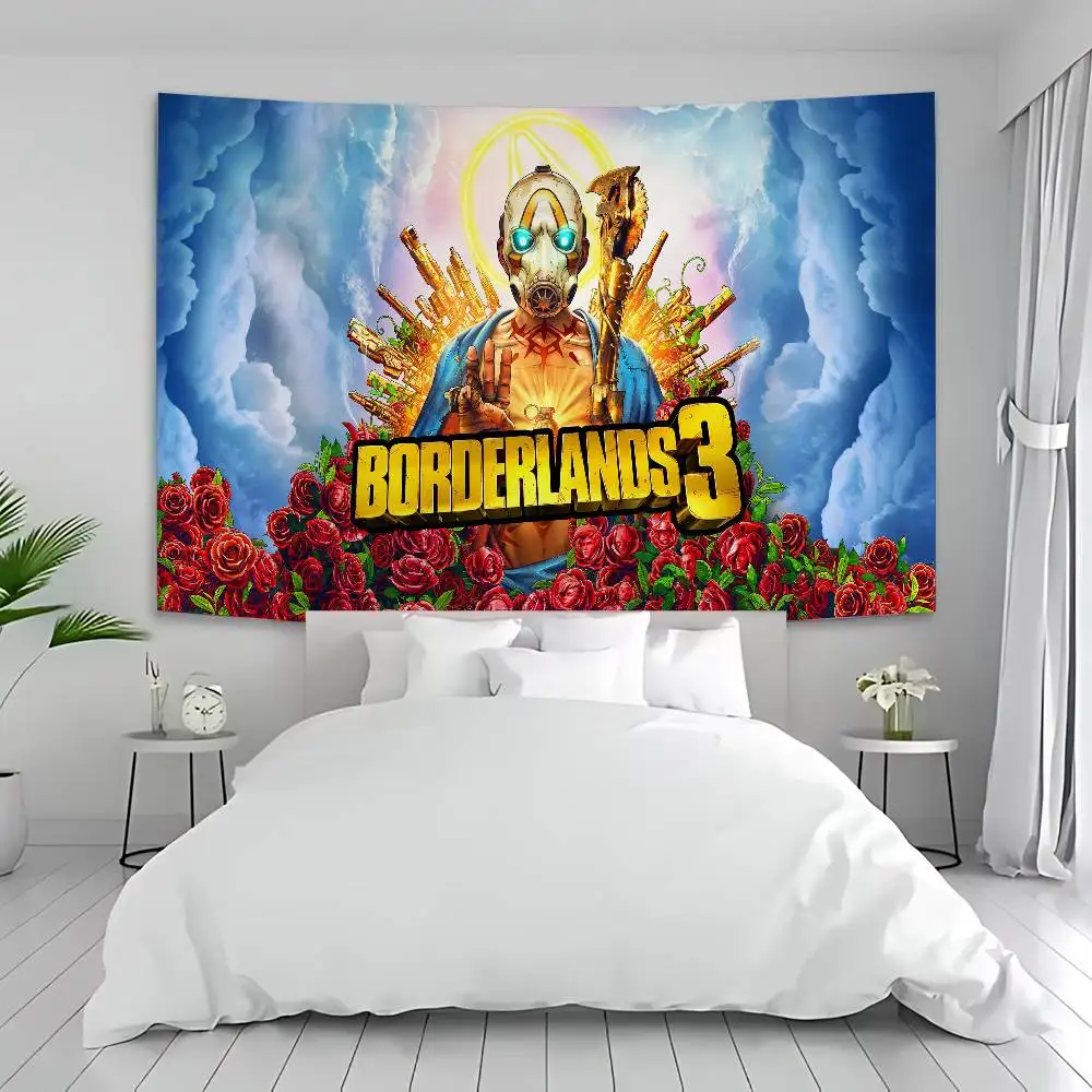 لعبة B-borderlands-s 3 نسيج ملون للتعليق على الحائط التارو الهبي سجاد الحائط النوم جدار ديكور فني