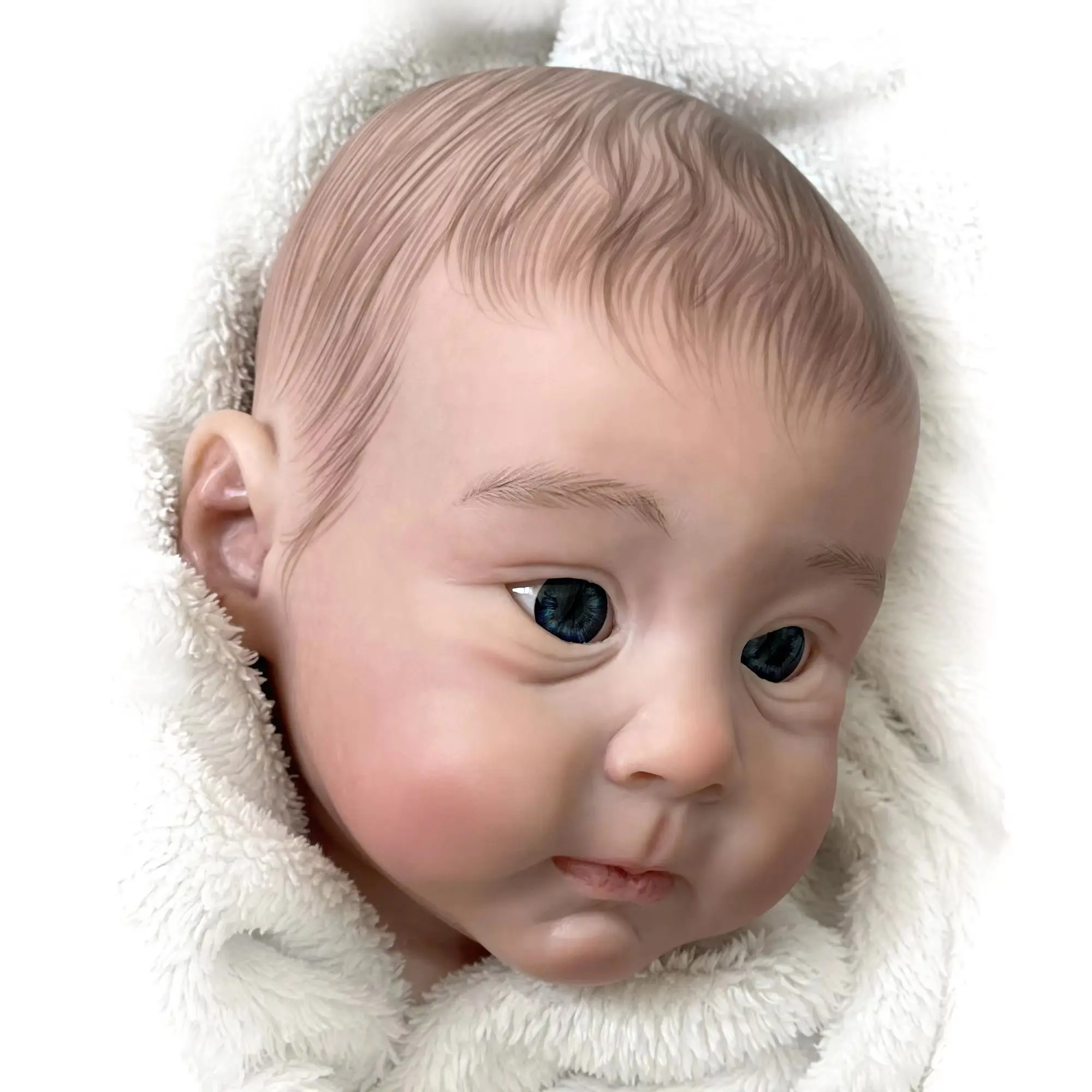 Handmade DIY Bebe Handmade Reborn Doll Kits Painted Finished Lovely Newborn Doll Bonecas Infantil Meninas