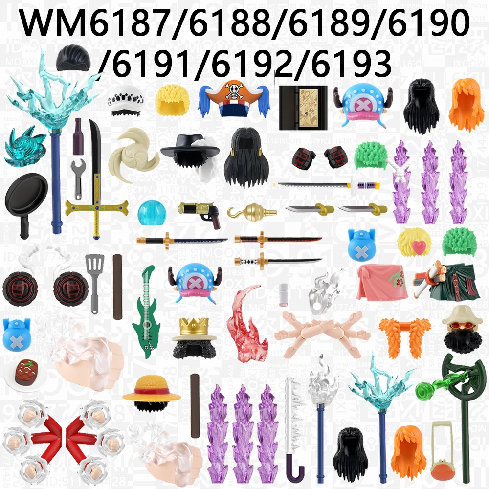 WM Blocks Anime Series Bricks Action Figures Parts Set Building Block Toys Gift WM6187 WM6188 WM6189 WM6190 WM6191 WM6192 WM6193