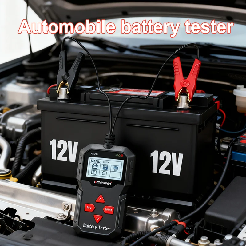 

Тестер автомобильного аккумулятора, автоматический умный тестер автомобильного аккумулятора 12 В, анализатор автомобильного аккумулятора 2000CCA, тестер автомобильного аккумулятора