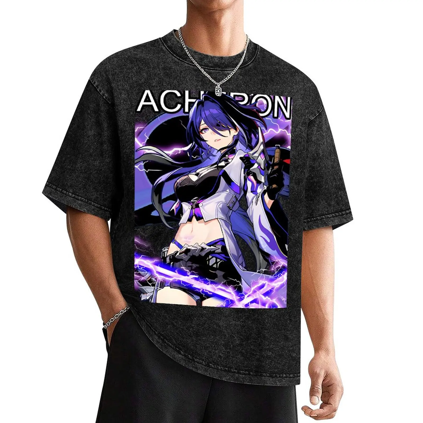 

Acheron honkai star rail Shirt fan honkai star rail stickers Acheron star rail case T-Shirt football t shirt Blouse mens t shirt