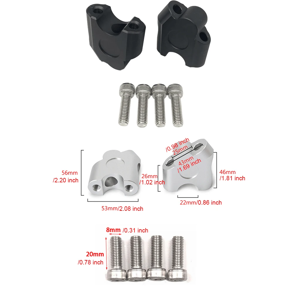 2x Aluminum Alloy Faucet Add Style And Functionality To Bathroom Décor Sturdy And Reliable 22MM Of Height Increasing 6
