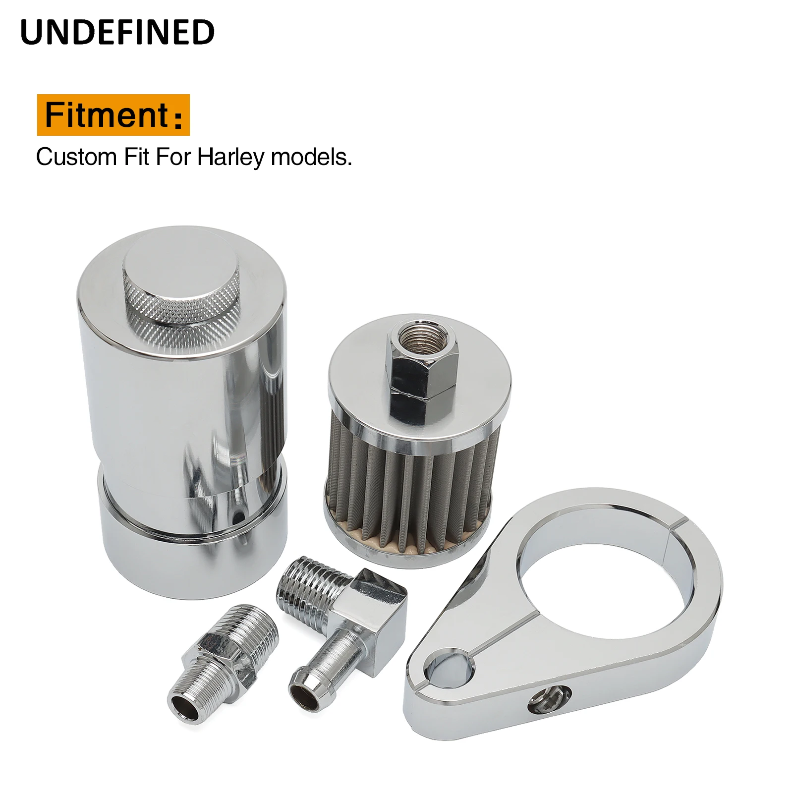 

Подходит для моделей Harley, Indian, BMW: 1 комплект алюминиевых аксессуаров для мотоциклетного маслоотделителя.