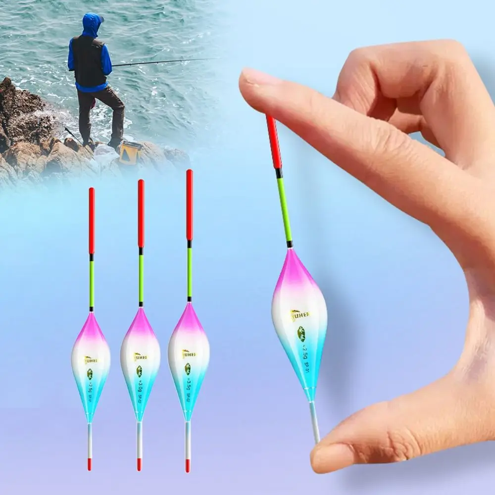 New High Sensitivity Shallow Water Floating Bold Hollow Tail Eye-catching Short Float Fishing Accessories Fish Float