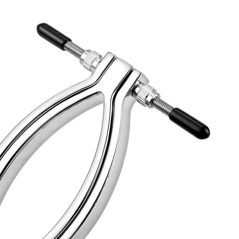 Metal Labia Clip Expansion Device Vaginal Speculum Clitoral Stimulator BDSM Bondage Thigh Labia Spreader Strap Female Sex Toys