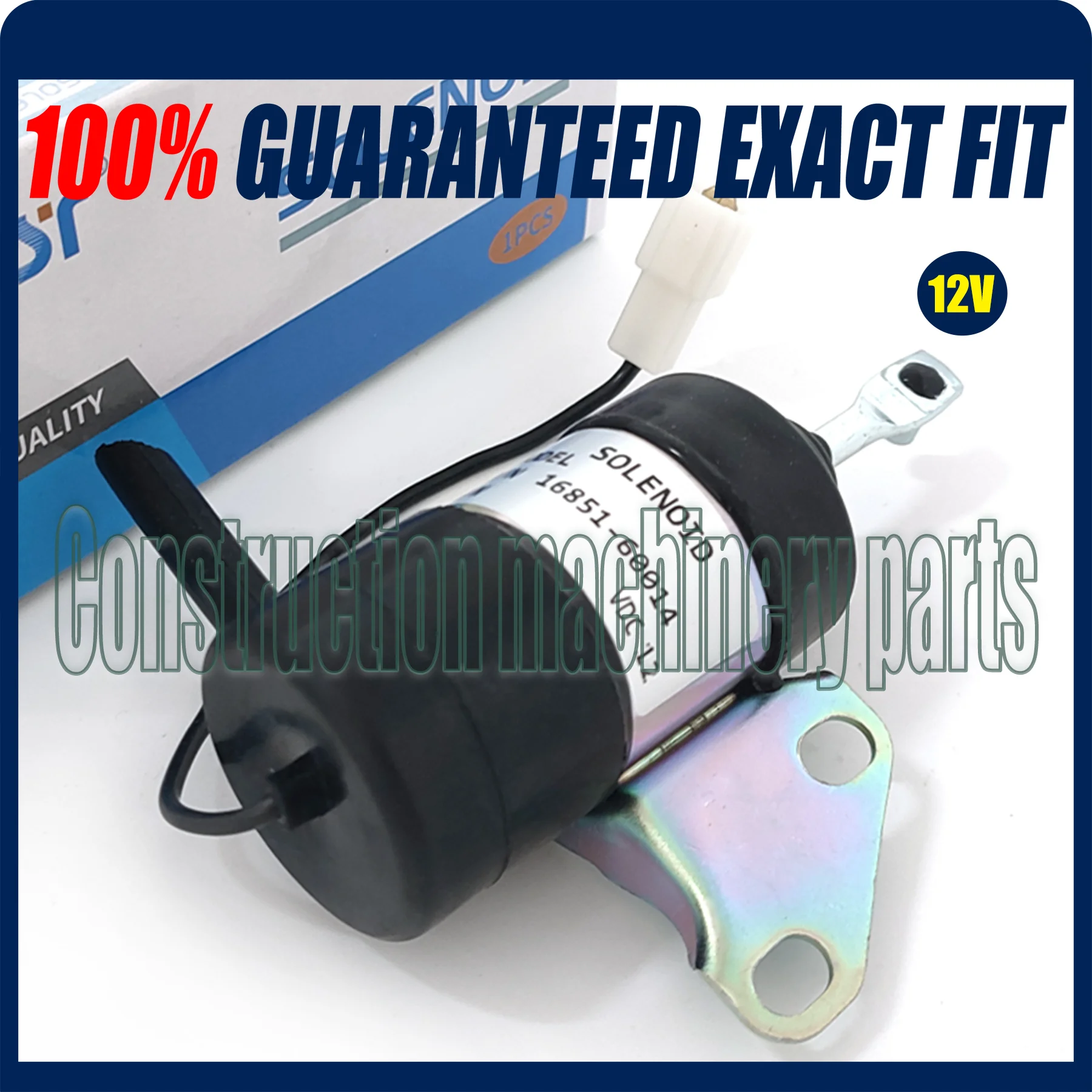 For Kubota Fuel Shut Off Solenoid 16851-60010/16851-60011/16851-60014, Denso 052600-4531