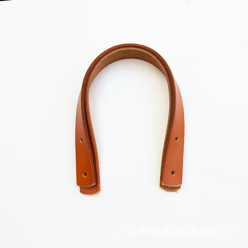 Genuine Leather Shoulder Bag Strap DIY Replacement Bag Handles Solid Color Handles Handbag Strap Bag Accessories 35/45/60cm