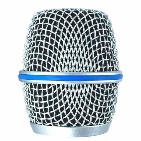58 마이크 용 마이크 메쉬 헤드 Shure 베타 그릴 메쉬 헤드 스틸 교체 마이크 DIY 부품에 적합