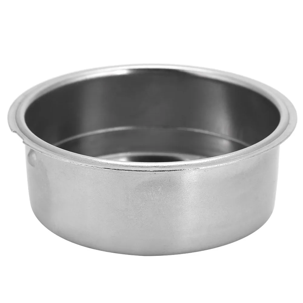 Stainless Steel Coffee Filter Basket Pressurized Double Layer Stainless Steel Filter Locking Snap 51mm Size Double Layer Filter