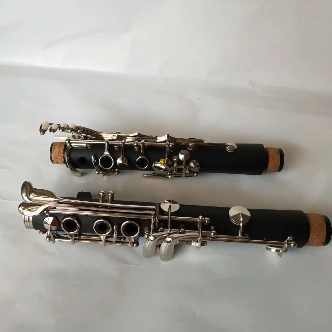 Excellent Clarinet Bb 17Key With Case Bakelite Nickel plating Band