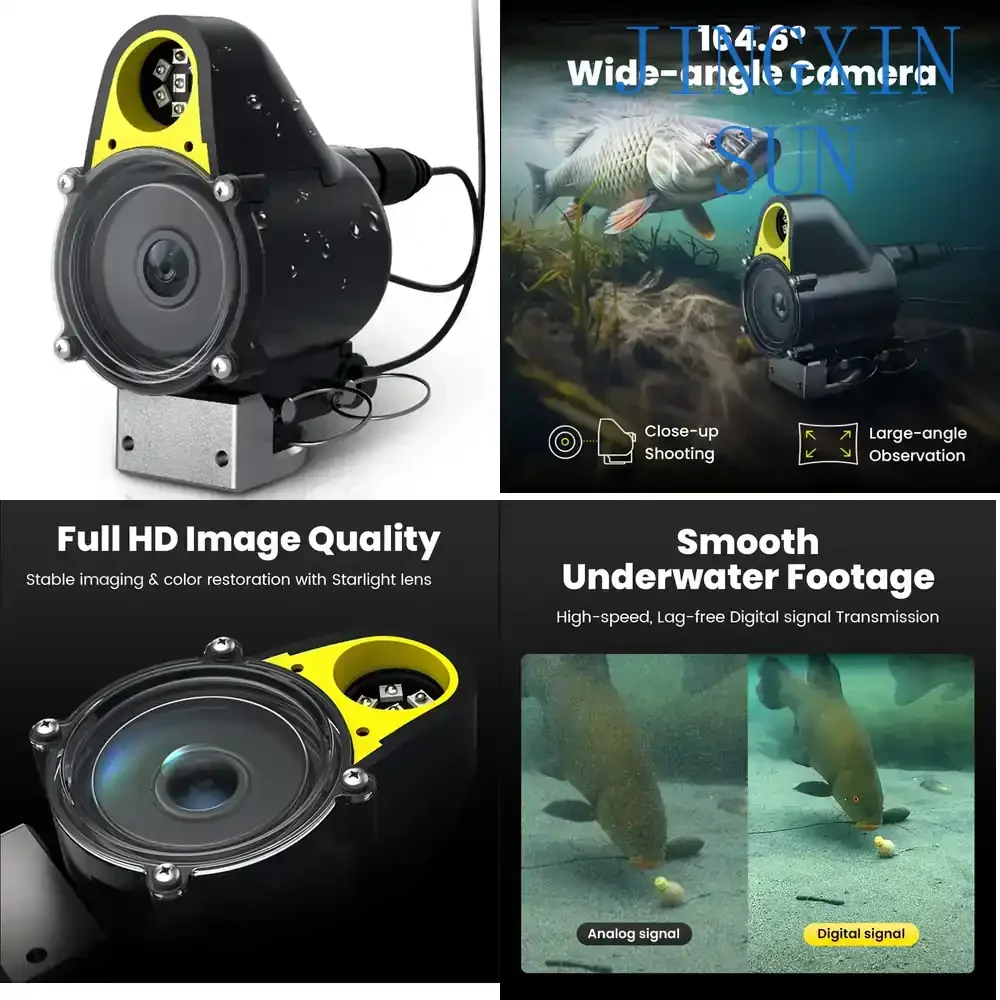 Chasing CF1 for Underwater Fishing Camera 1080p HD Video Recorder with Live Streaming 8+ Hours Runtime Waterproof Fish Finder