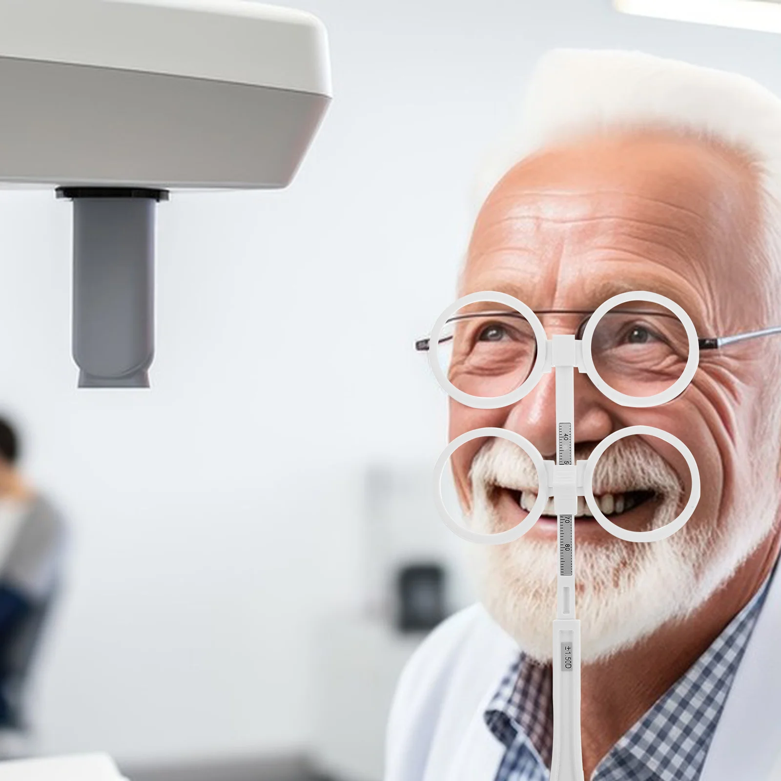 

2Pcs Optical Flipper Optometry Flip Lens Convenient Adjustable Ophthalmic Flipper Instrument for Optical Shops Vision Therapy