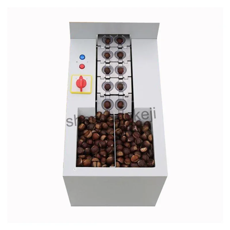 220v 500w Chestnut Opening Machine Double chain plate Chestnut Opening Machine Chestnut cut-out machine