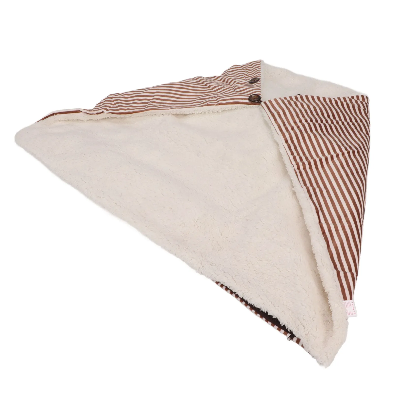 Heated Shawl 3 Gears Temperature Timing Function Plush Warming Blanket USB Power Supply 100x70cm 42-50℃ for Office Home Brown 1