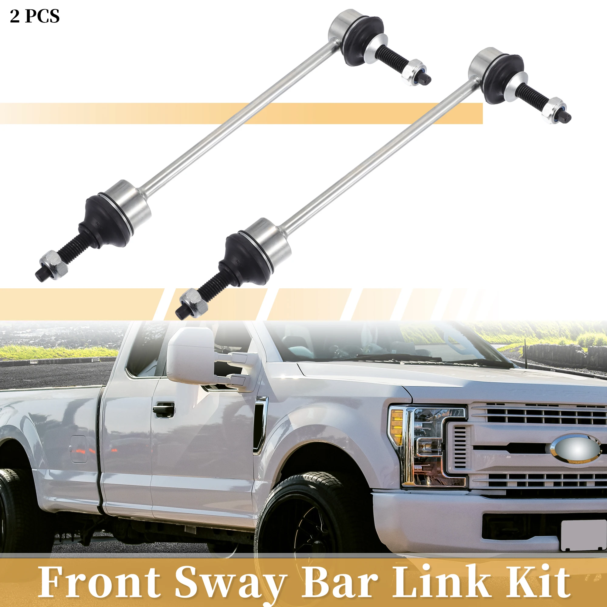 

UXCELL 2 шт. автомобильный передний стабилизатор поперечной устойчивости для Ford F-150 2010-2014 4WD No K750511