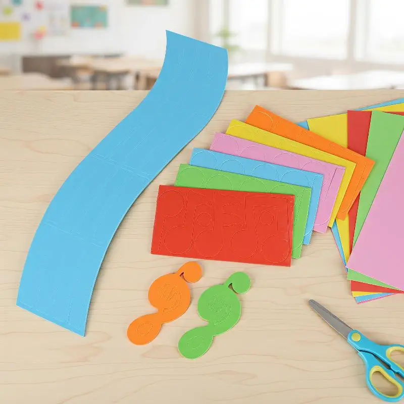 1Set Colorful Music Staples Set For Decorating A Baby's Music Corner For Kindergarten Daycare Decoration