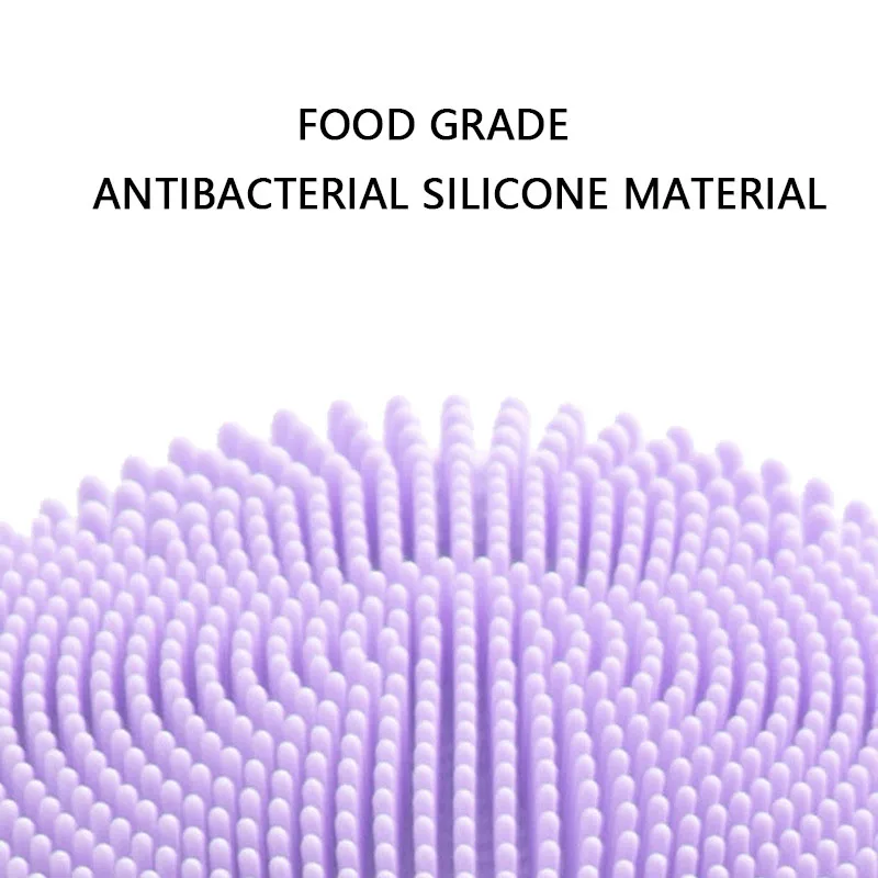 แปรงล้างหน้าซิลิโคนกันน้ำ อัลตราโซนิก กันน้ำ นวดหน้า เครื่องทำความสะอาดผิวหน้าไฟฟ้า