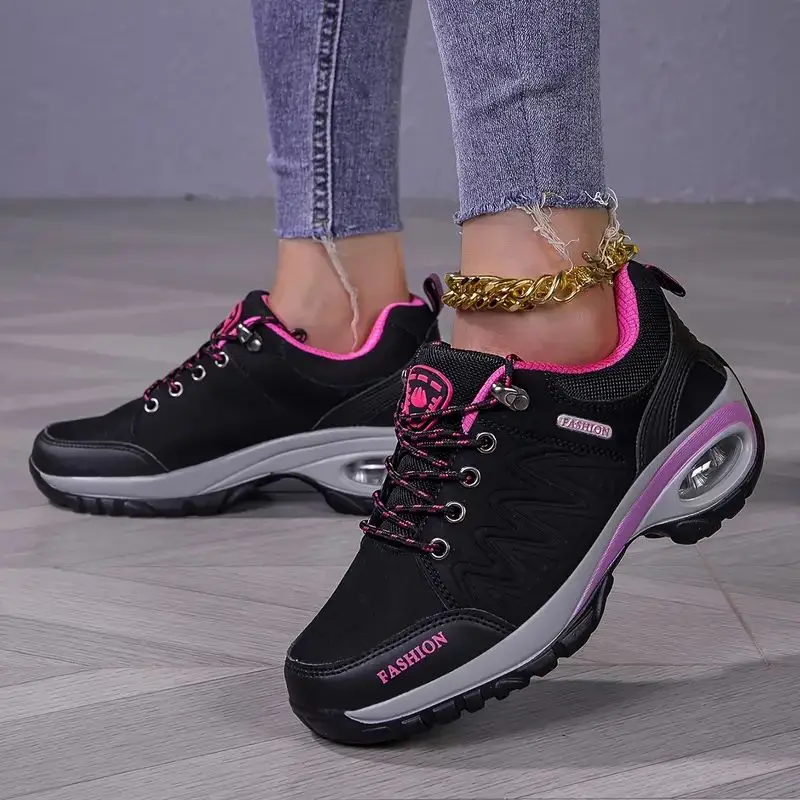 2024 Luxury Shoes for Women Fashion Sneakers Outdoor Anti Slip Hiking Lightweight Casual Platform Hiking Tennis Vulcanized Shoes