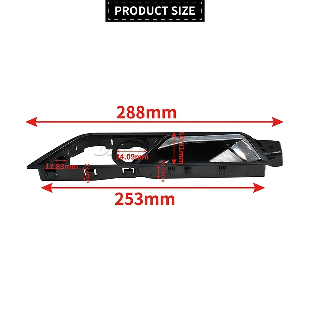 

1 Pair New Front Interior Door Handle Assembly ABS left+right 6V0837221A 6VD837222E For Skoda Fabia Mk3 NJ3 NJ5 car accessories