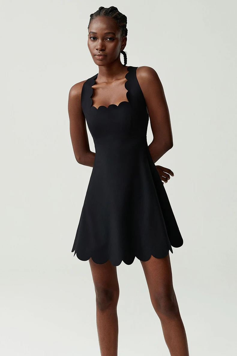 Damen Tennis Yoga Kleid Einfarbig Dehnbarer Weicher Gym-Anzug Atmungsaktiver Laufrock Weiblicher Golf-Kurzrock Sportbekleidung Trainingskleidung – Detail 21
