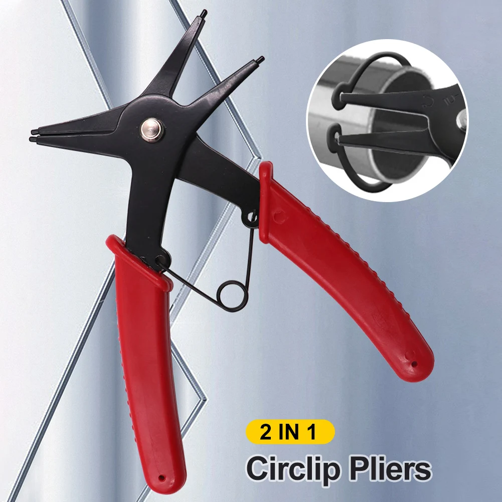 Multifunctional Circlip Pliers Internal And External Circlip Pliers Retaining Ring Pliers Inner Outer Pliers Car Repair Tool