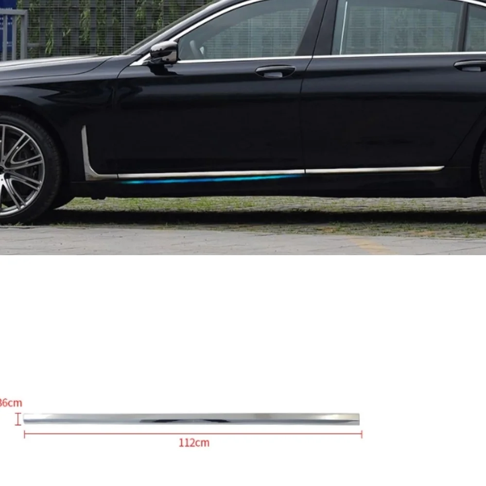 6pcs Chrome Door Side Strips 51138079583 51138079584 51137397867  51137397868 For BMW 7 Series G11 G12 2019-2022